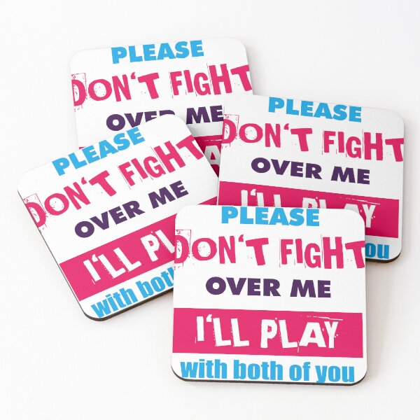 Item preview, Please Don't Fight Over Me, I'll play with both of you designed and sold by JoanNinjaHen.