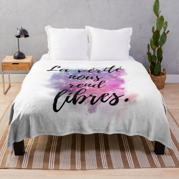 Item preview, La Verite Nous Rend Libres - French quote designed and sold by Bebichic.