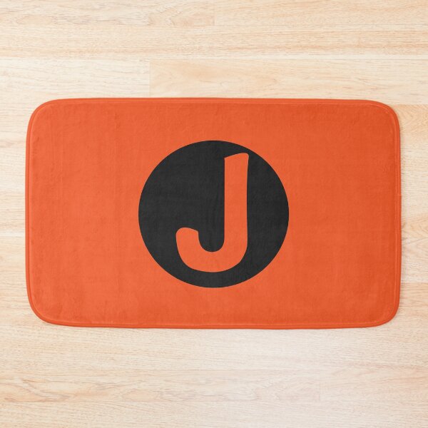 Artikelvorschau, Buchstabe j orange entworfen und verkauft von ZiphGames.