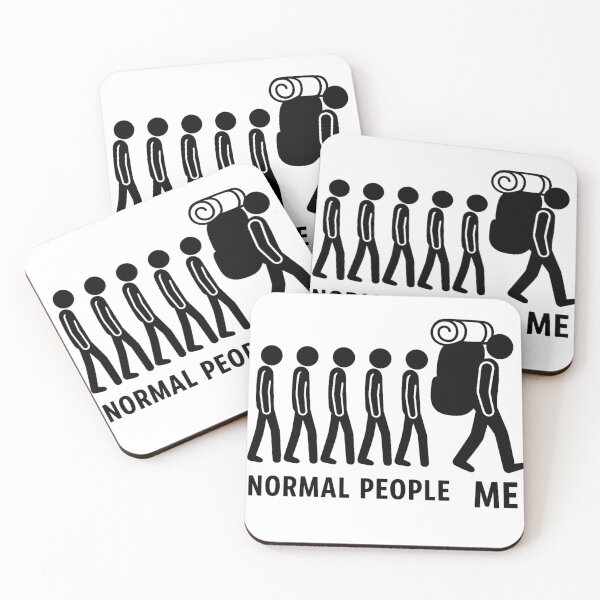 Item preview, Normal People vs Me Backpack designed and sold by Outlandishrob.