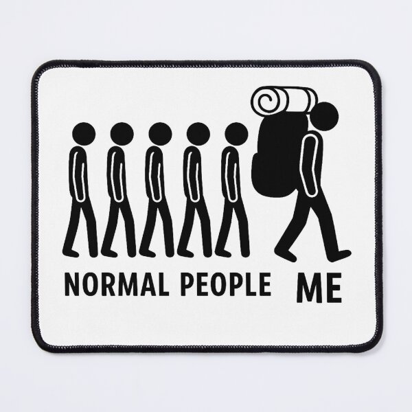 Item preview, Normal People vs Me Backpack designed and sold by Outlandishrob.