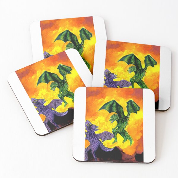 Item preview, Dragons fighting designed and sold by Lyra44.