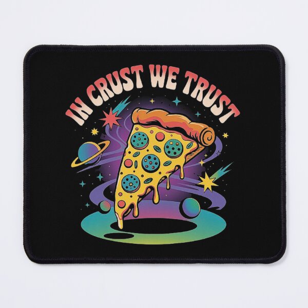 Item preview, In Crust We Trust Space Pizza Slice Cosmic Food Art designed and sold by love3617.