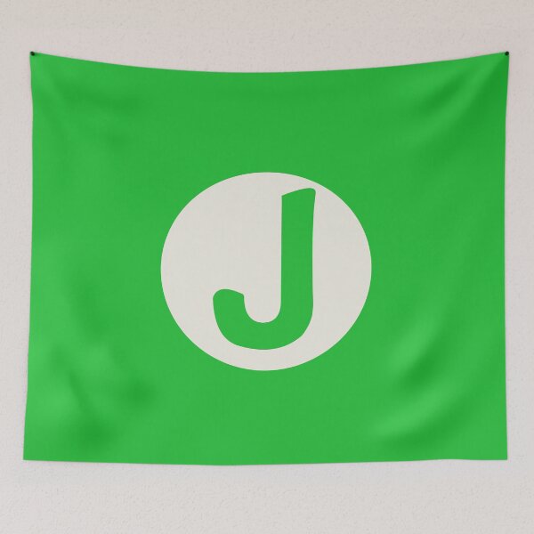 Item preview, letter j green designed and sold by ZiphGames.