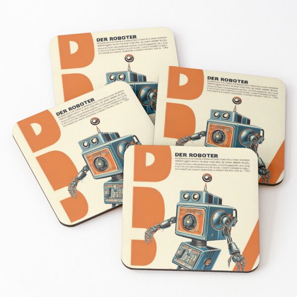 Item preview, Robot Love Art Illustrations Midcentury | #10 designed and sold by NickWhittleArt.