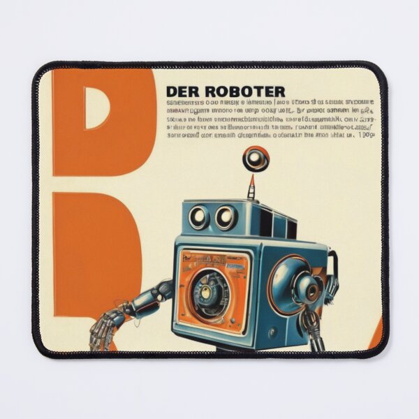 Item preview, Robot Love Art Illustrations Midcentury | #10 designed and sold by NickWhittleArt.