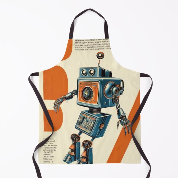Item preview, Robot Love Art Illustrations Midcentury | #10 designed and sold by NickWhittleArt.
