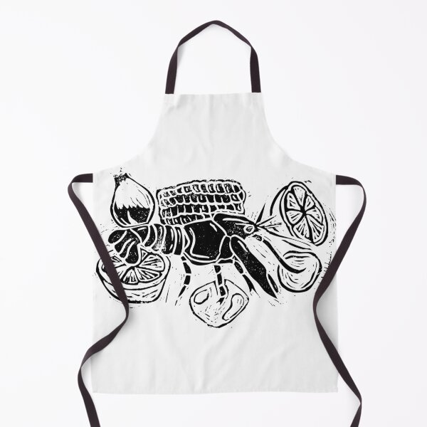 Item preview, crawfish boil linocut designed and sold by WhistlinGirls.