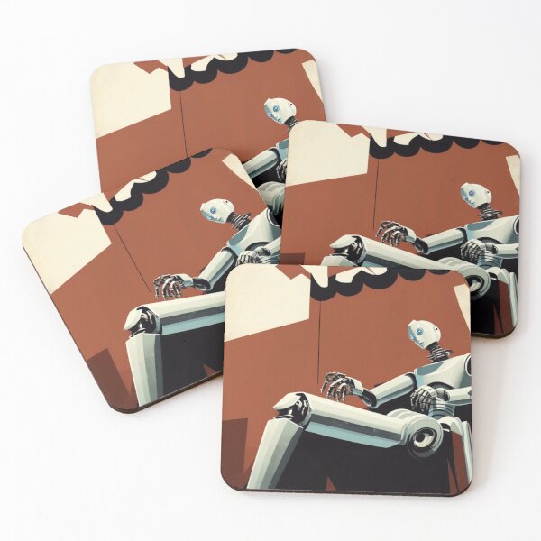Item preview, Robot Love Art Illustrations Midcentury | #12 designed and sold by NickWhittleArt.