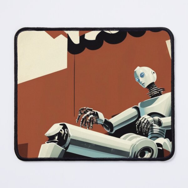 Item preview, Robot Love Art Illustrations Midcentury | #12 designed and sold by NickWhittleArt.