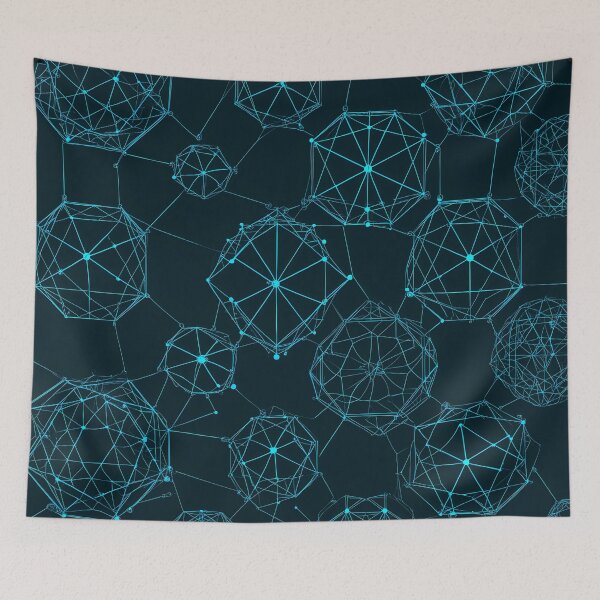 Item preview, Neural Network Web – Futuristic Digital Mesh designed and sold by Skolyak.