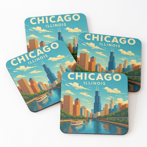 Item preview, Chicago, Illinois designed and sold by CharmStudio.