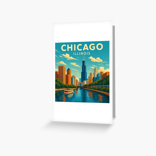 Artikel-Vorschau von Chicago, Illinois, designt und verkauft von CharmStudio.
