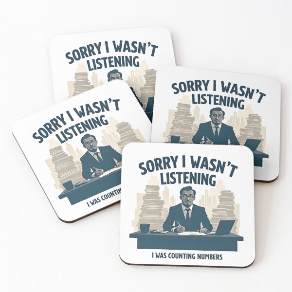 Item preview, Counting Numbers Not Listening - Accountant Humor designed and sold by Anixr.
