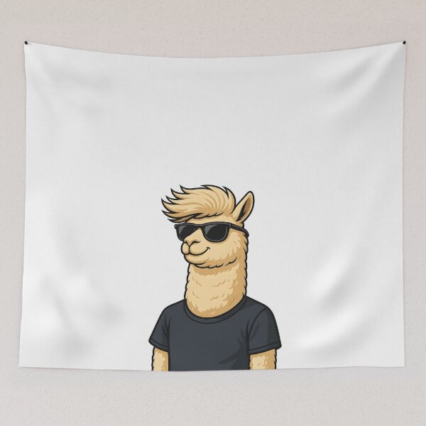 Item preview, Cute Llama Dude Chill Guy Shirt Design – High Detailed Vector Art – Modern, Clean Lines – Professional Designer Art designed and sold by WAUZ.