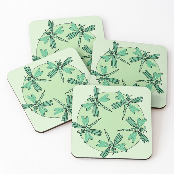 Item preview, Dragonfly green world  designed and sold by Momcreativedesigns.
