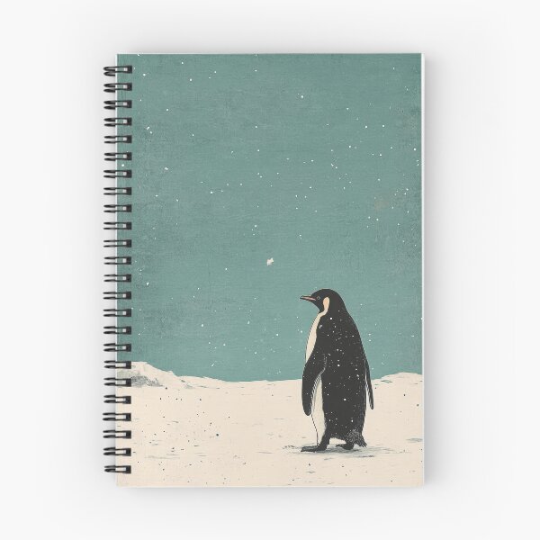 Item preview, Penguin: Majestic steps on frozen ground designed and sold by ArtHouseNiklas.
