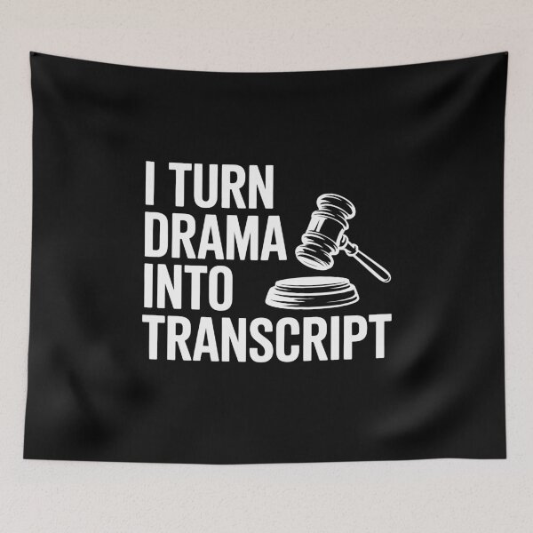 Item preview, I Turn Drama Into Transcript | Court Reporter Funny designed and sold by tmerchtrends.