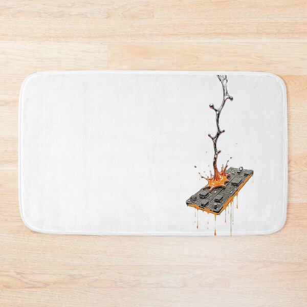 Item preview, Neon Melting Motherboard – Cyberpunk Glitchcore Tech Art designed and sold by Dark-Circuit-Haven.