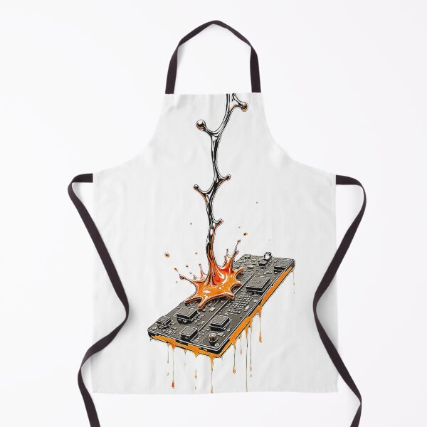 Item preview, Neon Melting Motherboard – Cyberpunk Glitchcore Tech Art designed and sold by Dark-Circuit-Haven.