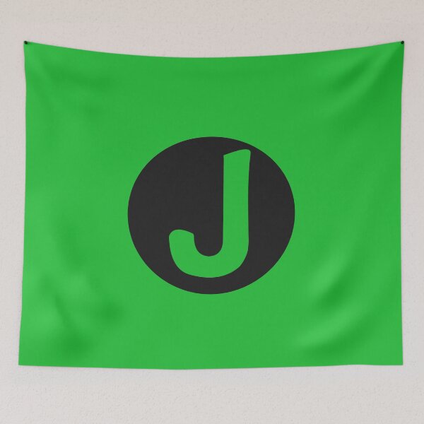Item preview, letter j green designed and sold by ZiphGames.