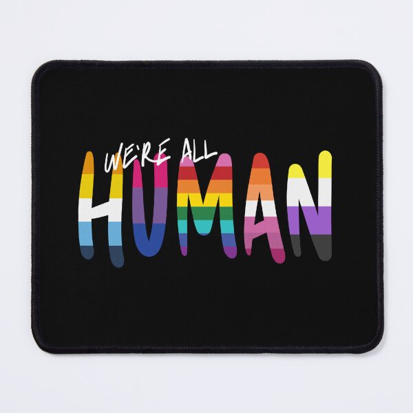 Item preview, Human: handwritten, various flags, v2: stripes designed and sold by Skyler Orion X.