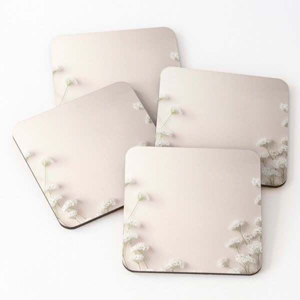 Item preview, floral background of  pink gypsophila flowers 1 designed and sold by SparroCreative.
