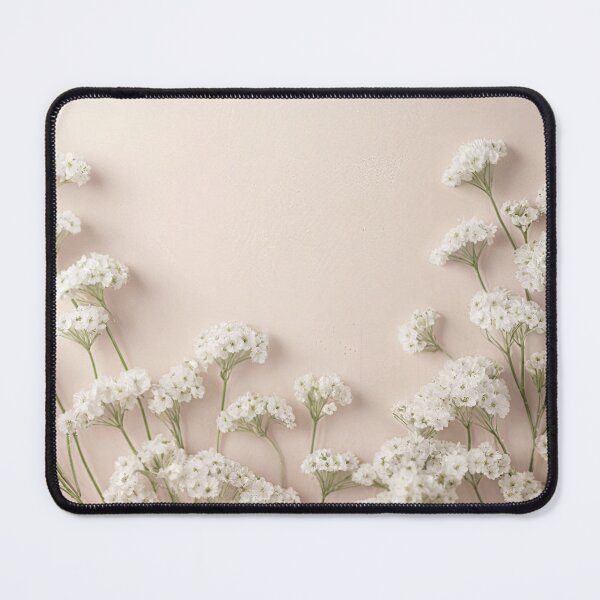 Item preview, floral background of  pink gypsophila flowers 1 designed and sold by SparroCreative.