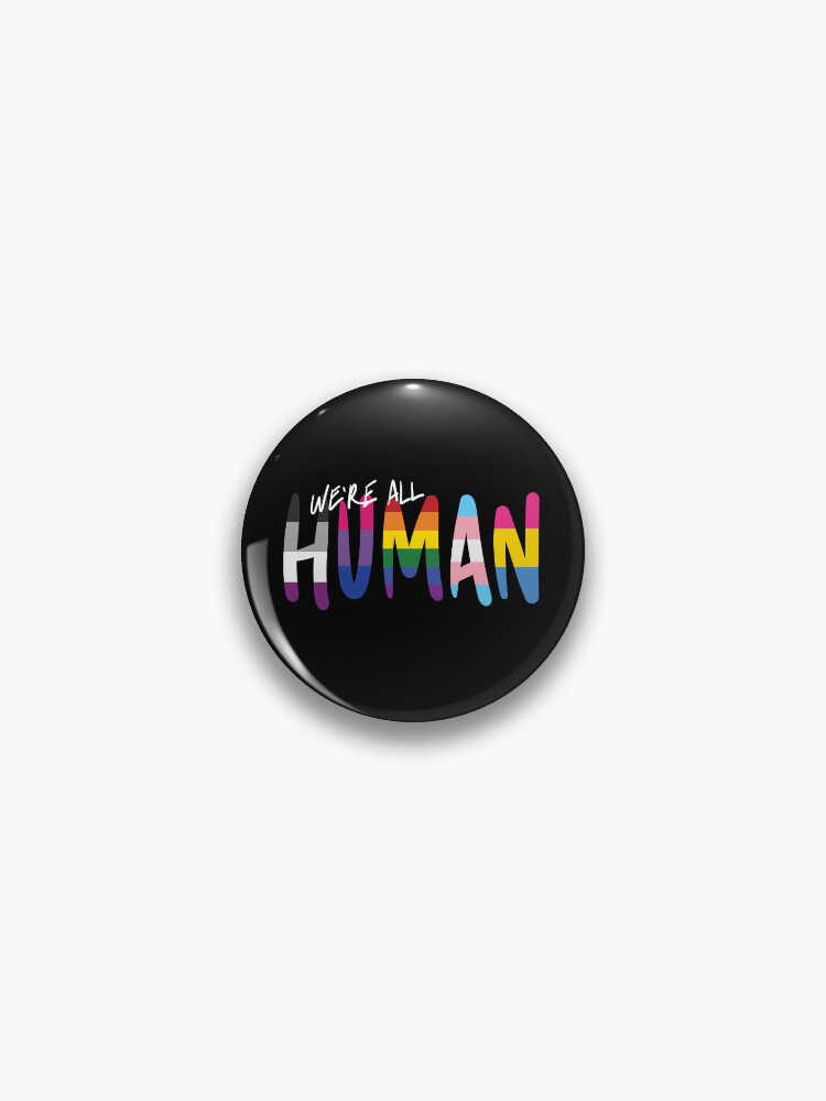 Thumbnail 1 of 3, Pin, Human: handwritten, various flags, v1: stripes designed and sold by fc13empire.