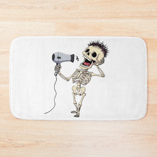 Item preview, Skeleton And Hairdryer designed and sold by SurrealArtSzysz.
