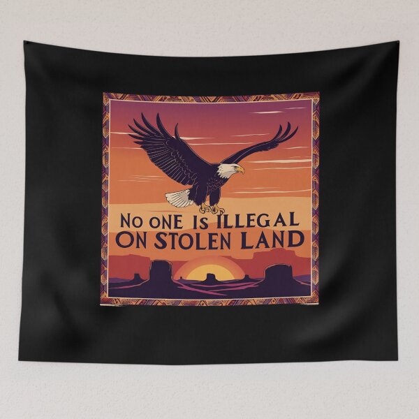 Item preview, Bald Eagle Soaring Over Sunset Desert designed and sold by ChicTrendz.