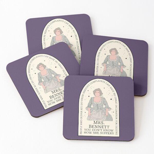 Item preview, Mrs. Bennett - My Pour Nerves - Pride and Prejudice - Jane Austen designed and sold by Chalene Warner.