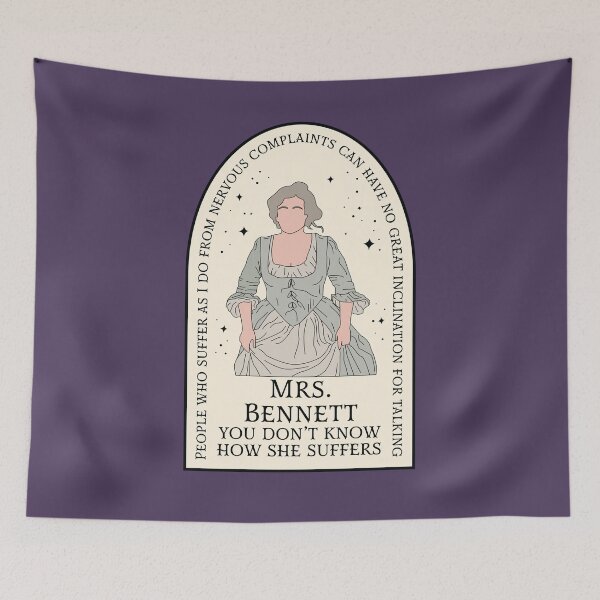 Item preview, Mrs. Bennett - My Pour Nerves - Pride and Prejudice - Jane Austen designed and sold by Chalene Warner.