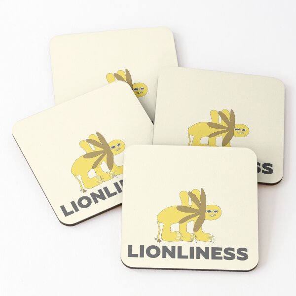 Item preview, Lionliness - Funny Sad Lion designed and sold by petiteToulon.
