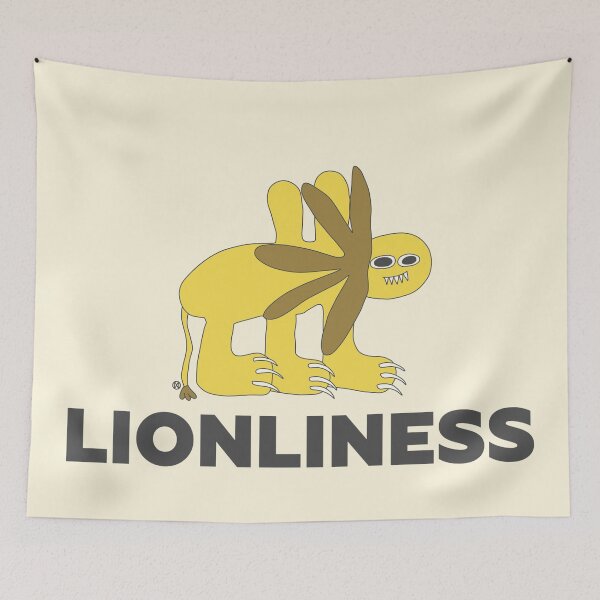 Item preview, Lionliness - Funny Sad Lion designed and sold by petiteToulon.