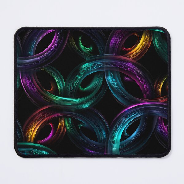 Item preview, Neon Infinity Rings - Futuristic Vortex Abstract Art designed and sold by Skolyak.