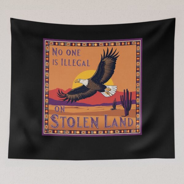 Item preview, Bald Eagle Sunset Soaring Desert Art designed and sold by ChicTrendz.