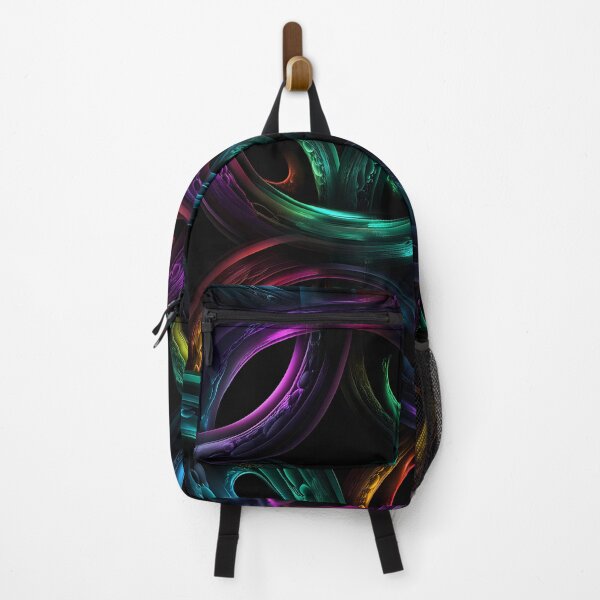 Item preview, Neon Infinity Rings - Futuristic Vortex Abstract Art designed and sold by Skolyak.
