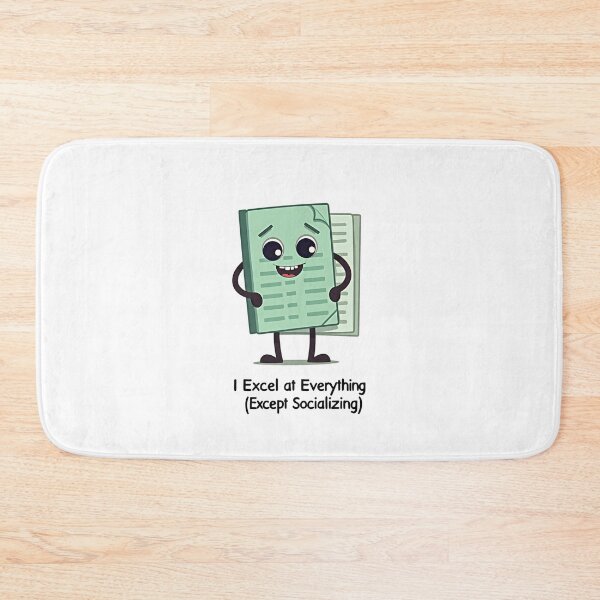 Item preview, Excel Nerd - Anti-Social Data Whiz designed and sold by Anixr.