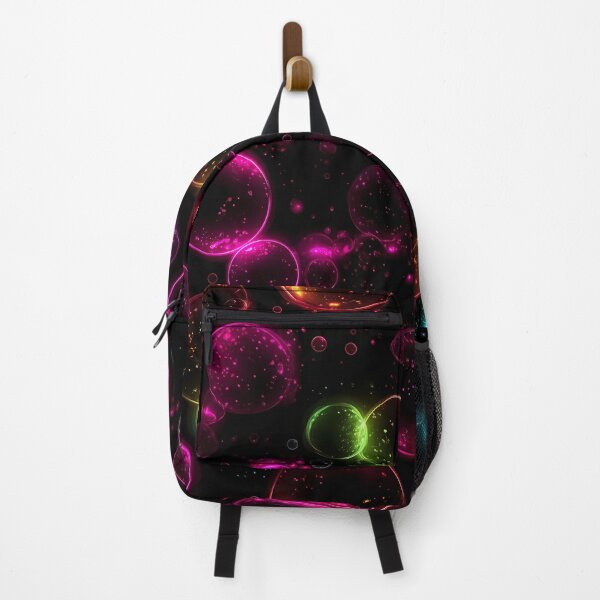 Item preview, Neon Galaxy Bubbles - Vibrant Cosmic Fantasy designed and sold by Skolyak.