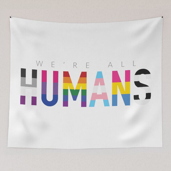 Item preview, Human, Various Queer Flags + Ally 1 designed and sold by Skyler Orion X.