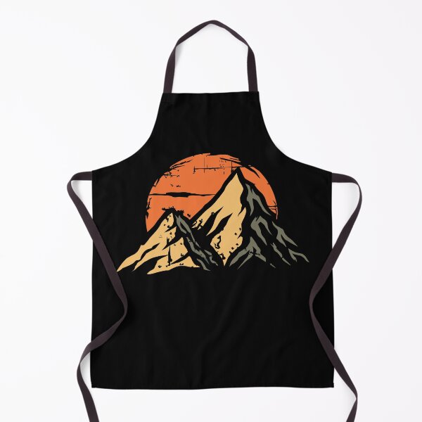 Item preview, Mountains in the evening sun - used look outdoor symbol designed and sold by AndreMi.