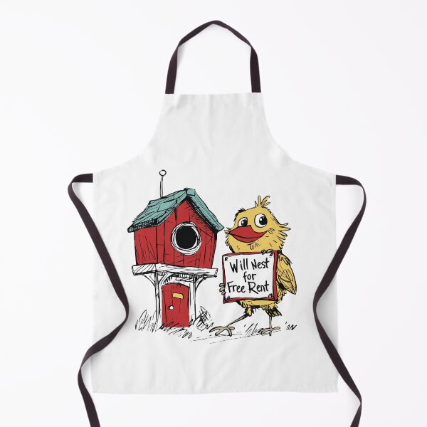 Item preview, Funny Birdhouse Humor Will nest for Free Rent designed and sold by whyitsme.