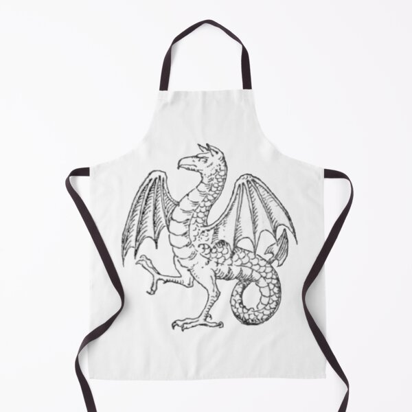 Item preview, Heraldic Dragon, Dragon Illustration, Dragon Coat of Arms designed and sold by HawthorneFlame.