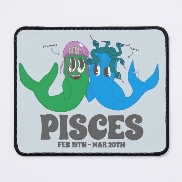 Item preview, Pisces of March vs. Pisces of February - Illustrated Astrology designed and sold by petiteToulon.