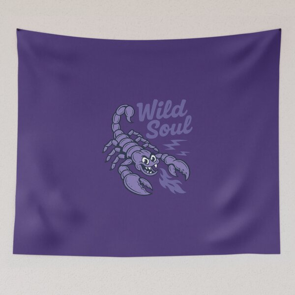 Item preview, Wild Soul Scorpion – Detailed Courage-Style Cartoon Illustration for T-Shirts and Stickers designed and sold by Pop-clothes.