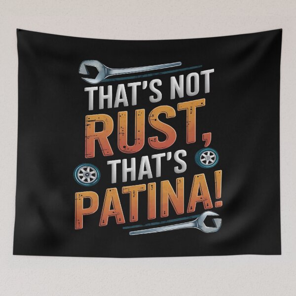 Item preview, Thats not rust, thats patina - Patina, not rust - Patina turquoise - Retro rusted - Rusty reality - patina power designed and sold by JansenGS.