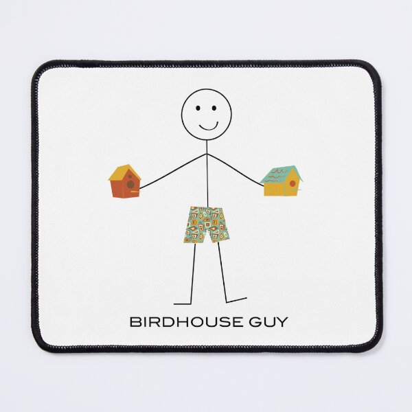 Item preview, Funny Mens Birdhouse Guy for Bird House Collector designed and sold by whyitsme.