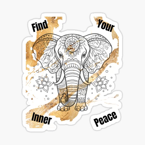 Item preview, Find Your Inner Peace - Spiritual Mandala Design designed and sold by abcMichaela.
