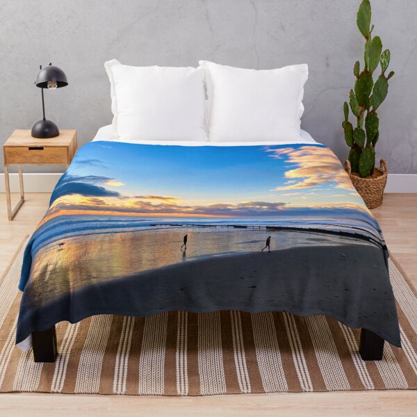 Item preview, Vibrant Blyth Beach Sunrise: Colourful Reflections designed and sold by Violaman.